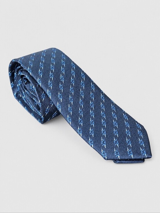 Givenchy Other - GIVENCHY | Blue Lightning Bolt 100% Silk Tie Made In Italy NWT